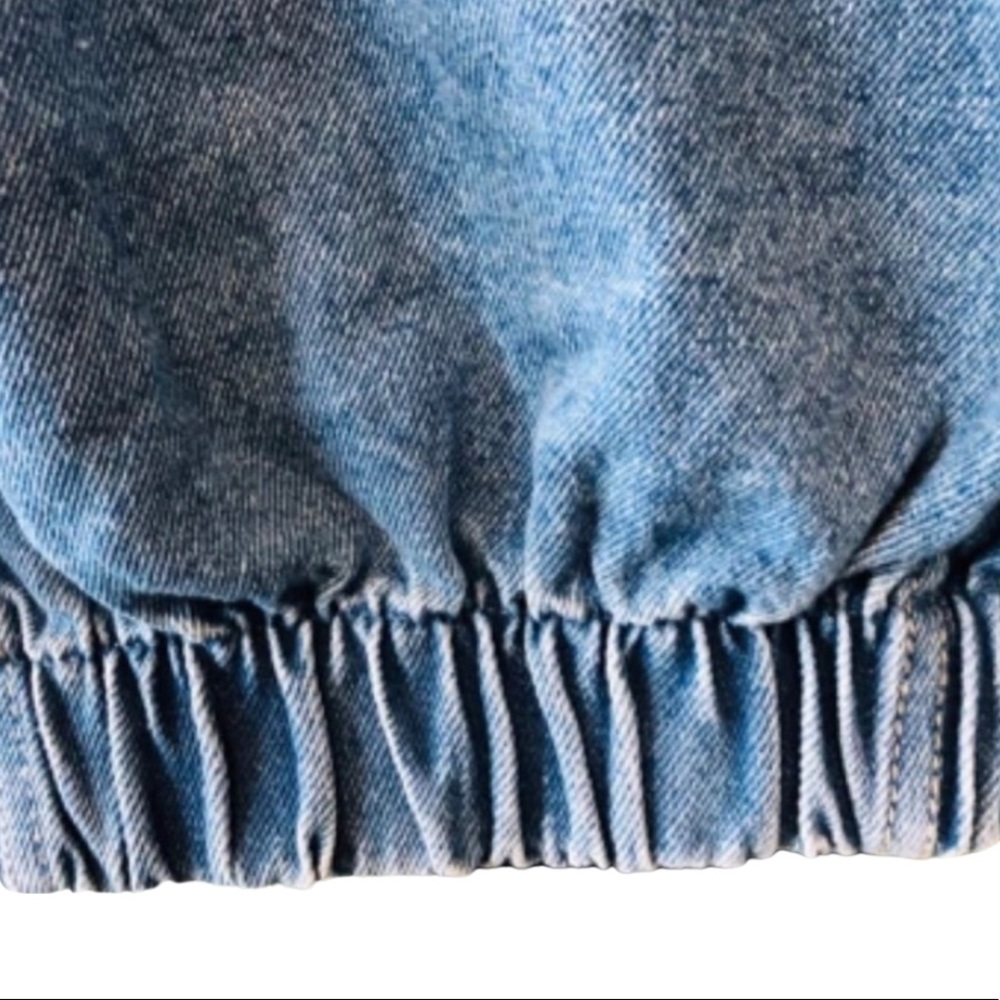 Mono B Denim Cropped Jacket Multiple Sizes NWT - Picture 2 of 7